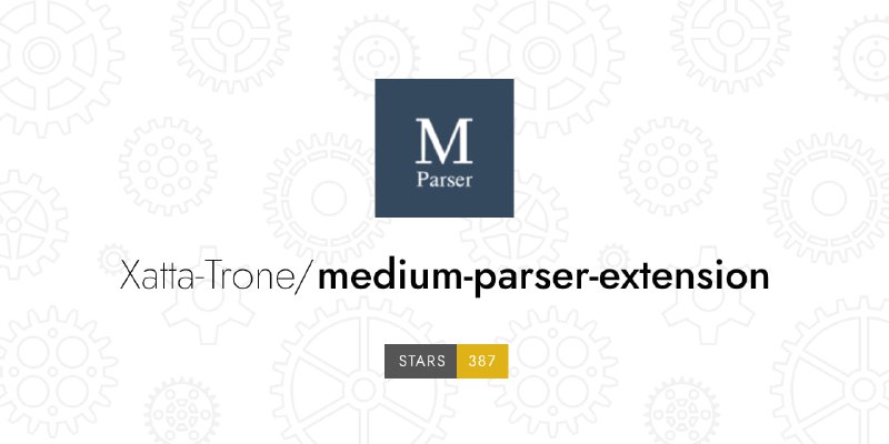 #插件 #阅读 #破解✅Medium Parser - 一个用于查看 Medium 付费文章的浏览器插件🌐Chrome Store📄它的原理是通过 Google Web 缓存查看 Medium 付费文章安装插件之后，需要付费解锁的文章右侧会出现两个按钮，点击任意一个都可以查看该文章的完整内容❗️谷歌商店无法下载，点击此链接即可手动安装，报错可无视🔗Medium：一个美国的社交新闻网站，集合了业余和专业的个人和出版物，拥有许多优质的文章➡️已收录至「破解付费阅读」📮投稿    📢频道    💬群聊    🔎索引