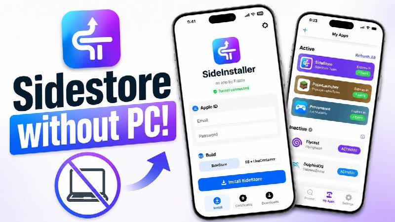 #iOS🛍️ 无需电脑即可无限制安装 IPA：SideInstaller这是一个免费开源的 iOS 侧载工具，可以直接在 iPhone 上安装 SideStore ，仅支持 iOS 27