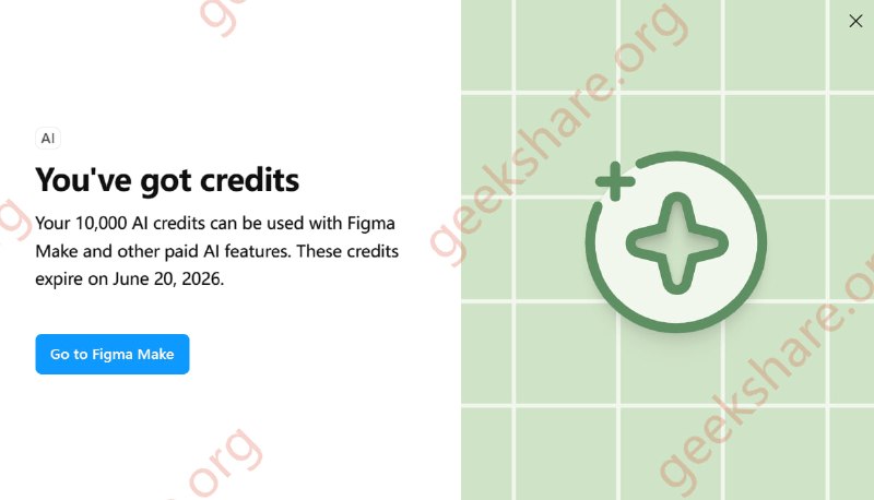 #白嫖 #figma📱 免费领取！Figma 10,000 免费 AI Credits直达：