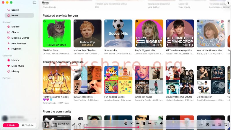 #YouTube #macOS🎵 Kaset - 一个原生的 YouTube Music / YouTube macOS 客户端⬇️ 下载页面Kaset 是一个第三方 YouTube 客户端，采用 Swift + SwiftUI 原生开发