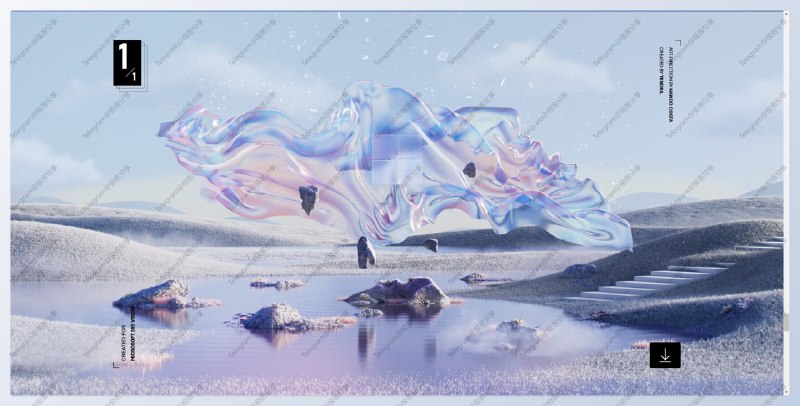 #壁纸 #微软🟦微软壁纸📄网站内包含了 100 多张微软设计团队设计的高清壁纸，一共有 20 套，进入网站往下拉点击右下角的下载按钮可以下载壁纸压缩包别说，比 Windows 自带的好看多了📮投稿    📢频道    💬群聊