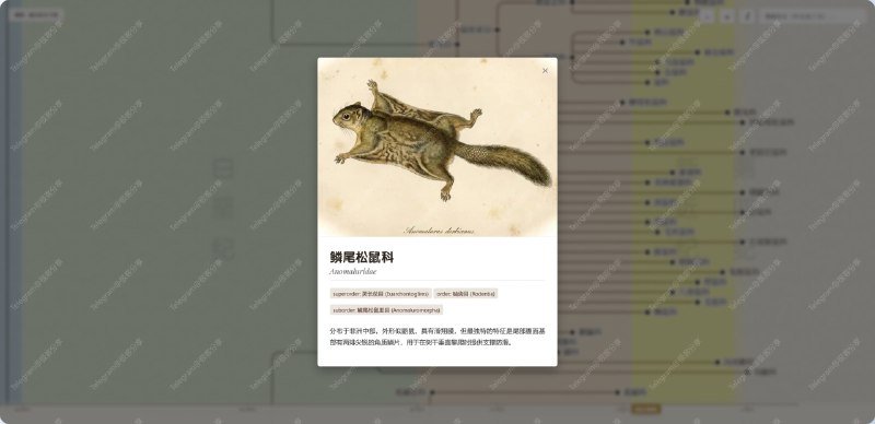#趣站🌐 DeepTime Mammalia - 沉浸式展示从合弓纲到现代哺乳动物壮丽的演化历程🐙 开源页面网站从二叠纪末期的合弓纲祖先到现代哺乳动物的 167 个科、上千个演化节点，通过双螺旋画廊与动态演化树的形式呈现！网站核心代码由 Google Gemini 协助完成，图片则由 nanobanana  生成📮投稿    📢频道    💬群聊    🔎索引