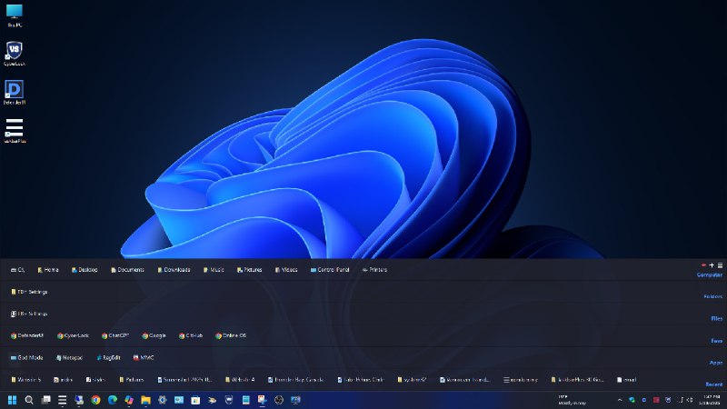 #Windows #美化 #工具💻 TaskbarPlus - 一个 Windows 任务栏增强工具打开之后可以快速访问文件夹、文件、链接、设置选项等等，右键可自定义TaskbarPlus 是一个绿色程序，无需安装，支持中文➡️ 已收录至「操作系统」📮投稿    📢频道    💬群聊    🔎索引