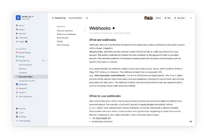 #开源 #wiki #跨平台📄 Outline - 一个开源的多人在线协作知识库应用Outline 的界面美观、功能丰富、兼容 Markdown 的特点，支持中文和 Docker 部署可作为私人 wiki 或中小型公司的内部文档和知识库平台在 config.sh 中找到 DEFAULT_LANGUAGE 改成 zh_CN 就是默认中文📮投稿    📢频道    💬群聊    🔎索引